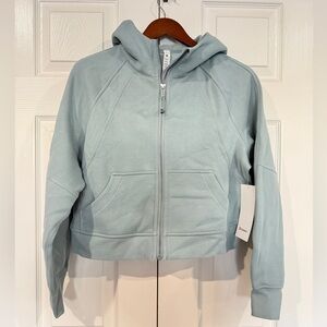 Lululemon scuba oversized Silver Blue full zip hoodie XS/S